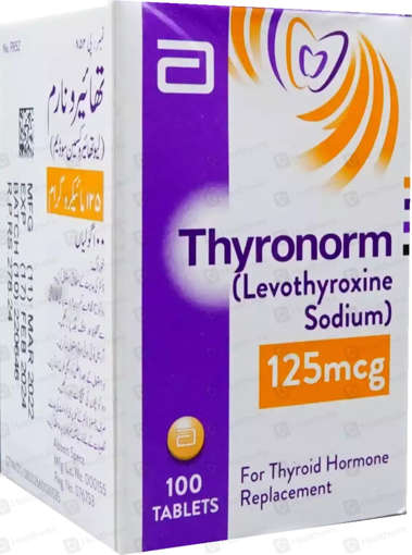 Picture of Thyronorm 125mg Tab 100x1s
